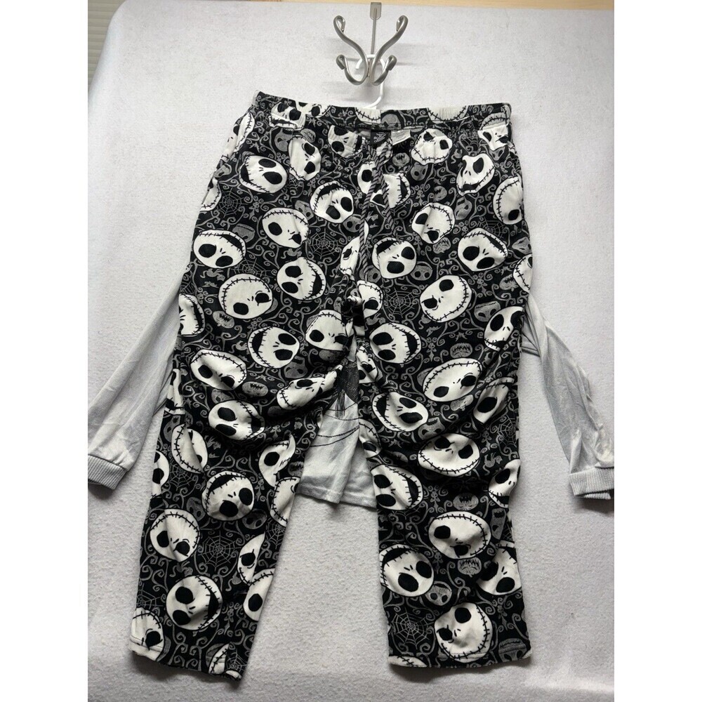 Disney pajama set Nightmare Before Christmas Gray Black 2XL Plus Size 18-20W - Picture 6 of 6